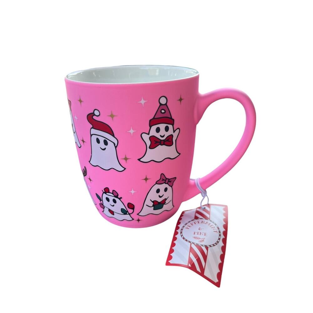 Ghost Christmas Mug, Peppermint & Pine, Festive, Different Desigs! New Release
